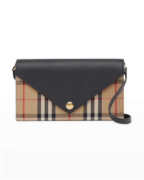 burberry hannah crossbody|Burberry Hannah EV Vintage Check/Leather Crossbody Bag.